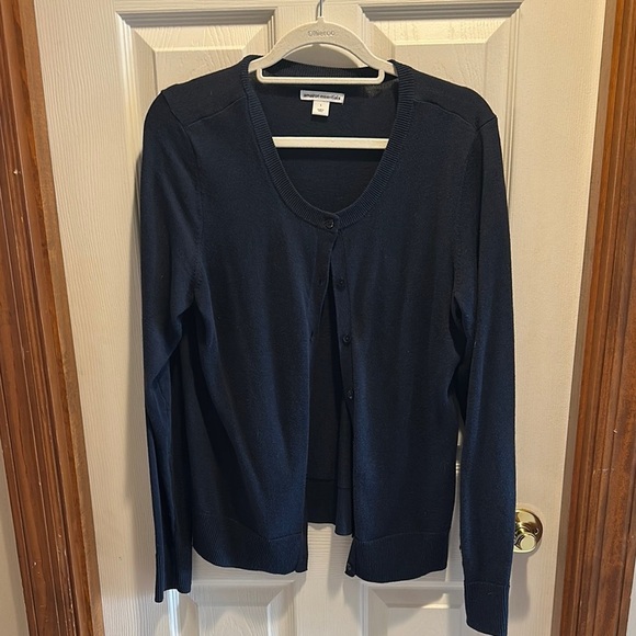 Amazon Essentials Blue Cardigan Sweater - Picture 2 of 3
